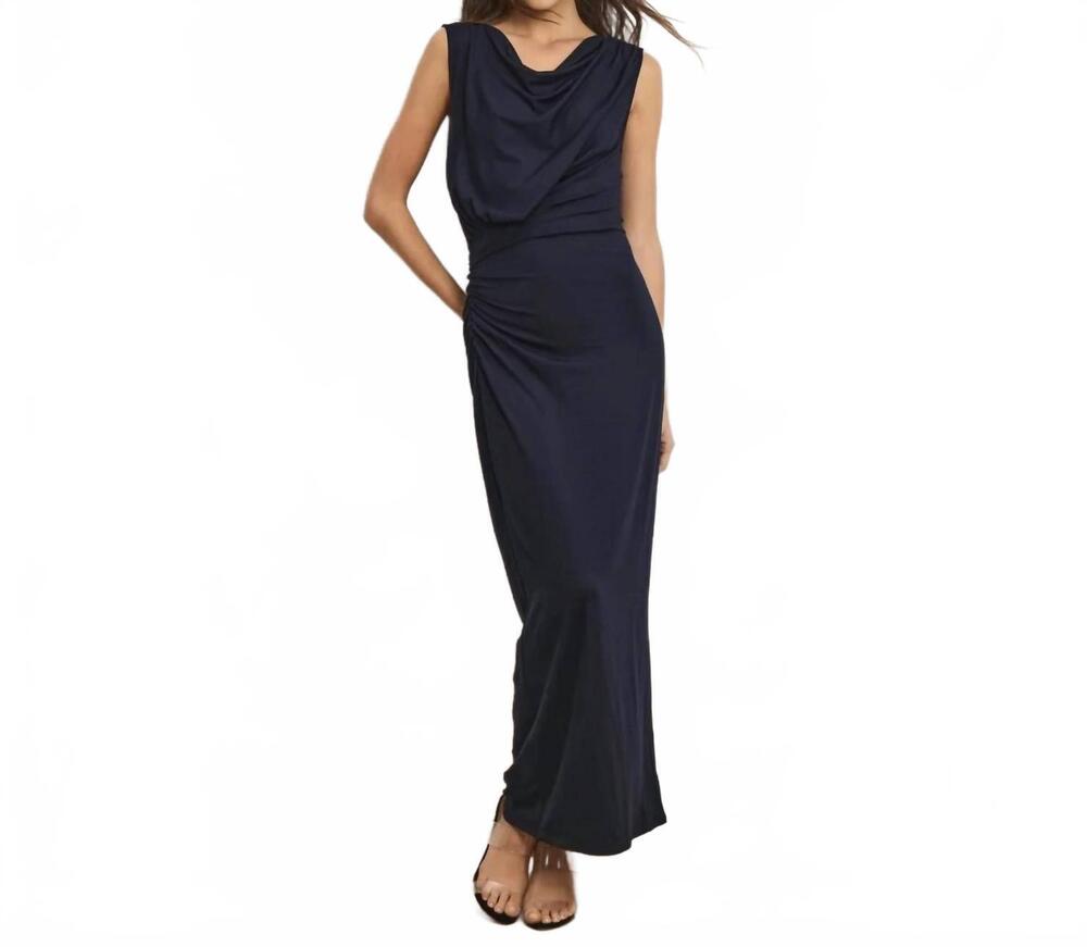 NEW VERONICA BEARD kerilyn maxi dress in navy